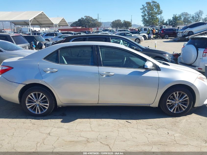2014 Toyota Corolla Le Plus VIN: 5YFBURHE9EP092224 Lot: 43875439