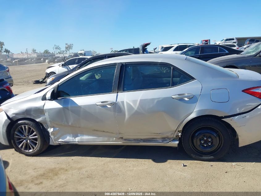 2014 Toyota Corolla Le Plus VIN: 5YFBURHE9EP092224 Lot: 43875439