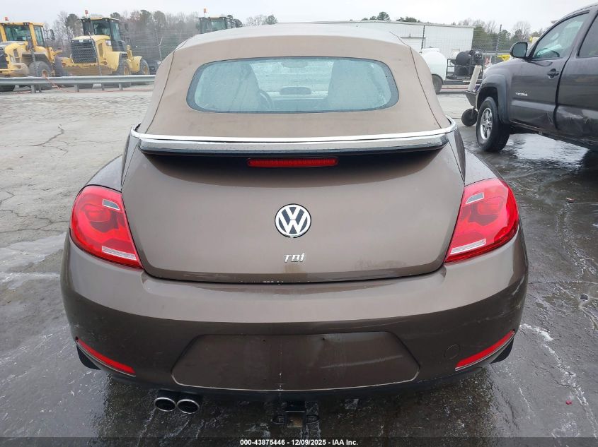 2013 Volkswagen Beetle 2.0L Tdi VIN: 3VW6L7AT3DM828479 Lot: 43875446