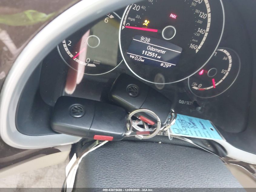 2013 Volkswagen Beetle 2.0L Tdi VIN: 3VW6L7AT3DM828479 Lot: 43875446