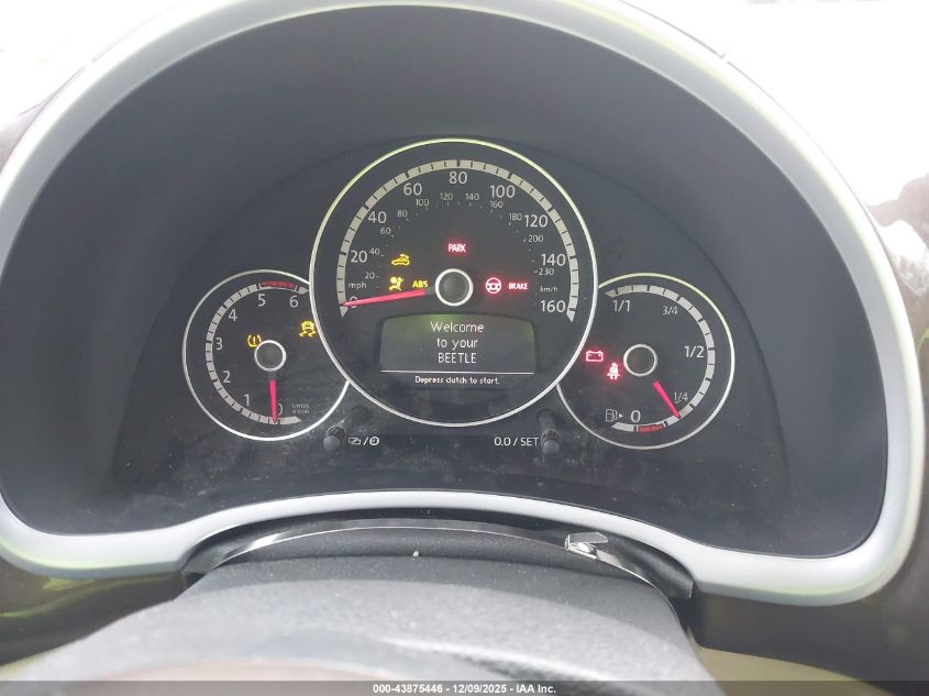 2013 Volkswagen Beetle 2.0L Tdi VIN: 3VW6L7AT3DM828479 Lot: 43875446