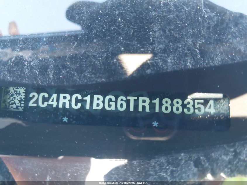 2026 Chrysler Pacifica Select VIN: 2C4RC1BG6TR188354 Lot: 43875453