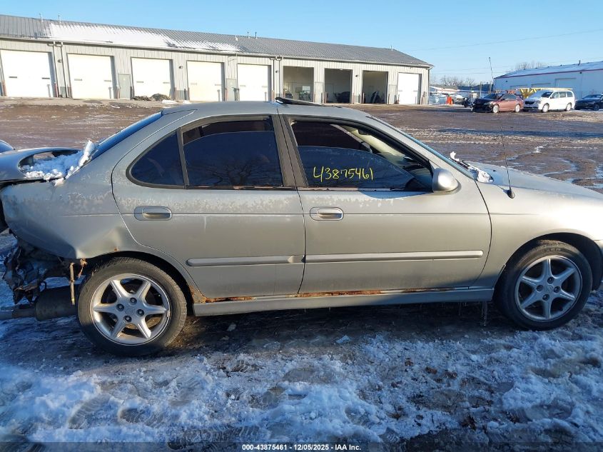 2001 Nissan Sentra Se VIN: 3N1BB51D11L122942 Lot: 43875461