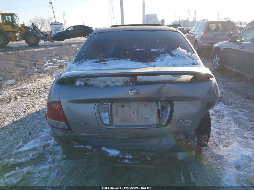 2001 Nissan Sentra Se VIN: 3N1BB51D11L122942 Lot: 43875461