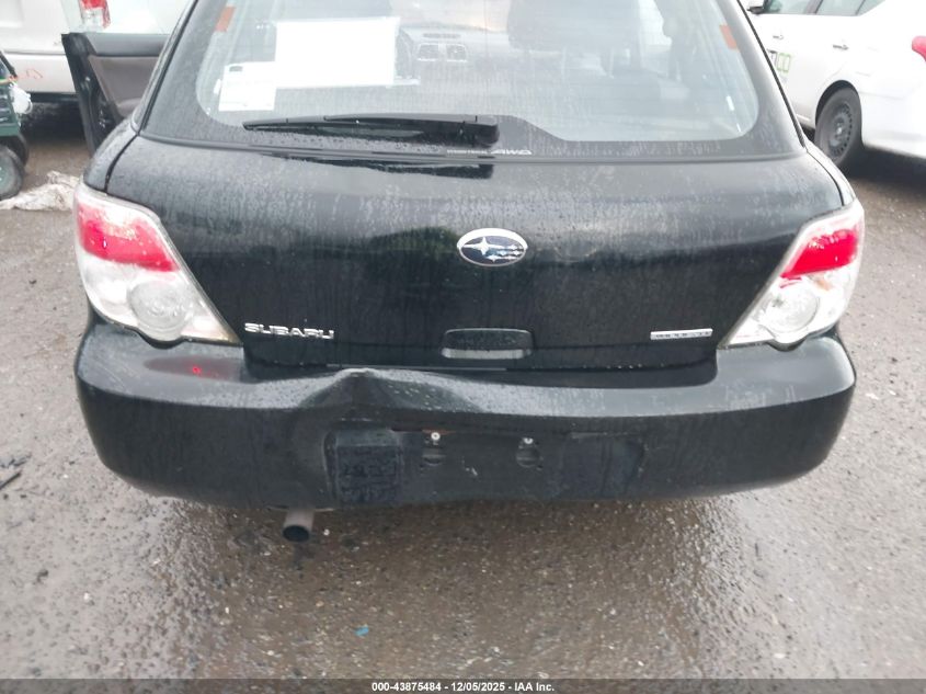 2007 Subaru Impreza 2.5I VIN: JF1GG61697H805724 Lot: 43875484