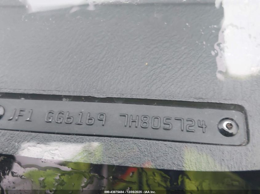 2007 Subaru Impreza 2.5I VIN: JF1GG61697H805724 Lot: 43875484