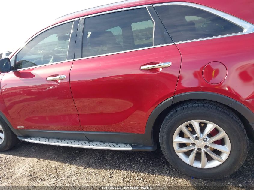 2017 Kia Sorento 2.4L Lx VIN: 5XYPGDA36HG291443 Lot: 43875486