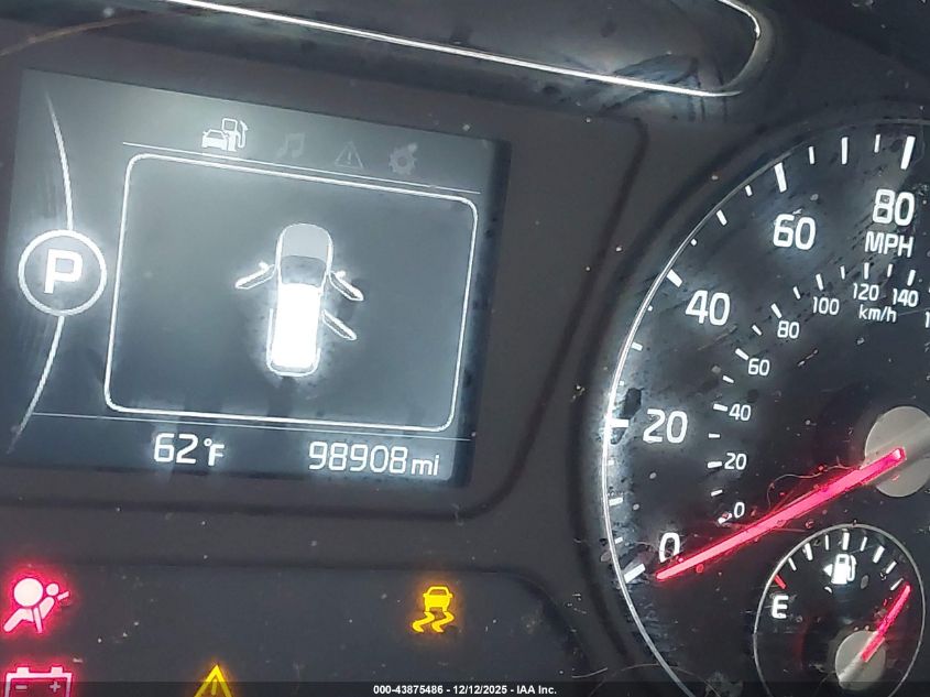 2017 Kia Sorento 2.4L Lx VIN: 5XYPGDA36HG291443 Lot: 43875486