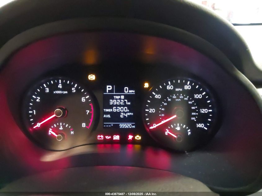 2018 Kia Rio Lx VIN: 3KPA25AB0JE087967 Lot: 43875487