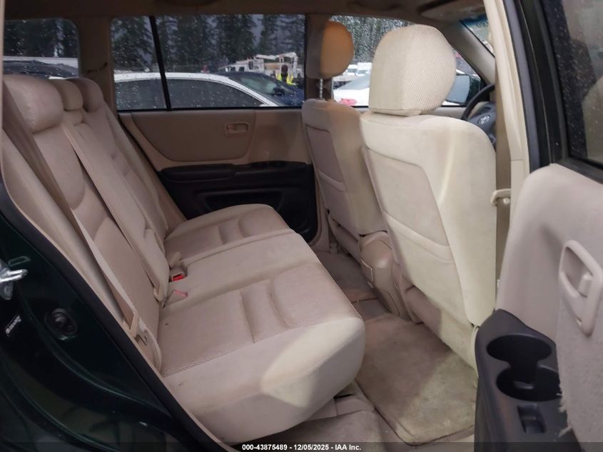 2003 Toyota Highlander VIN: JTEHD21A630023891 Lot: 43875489