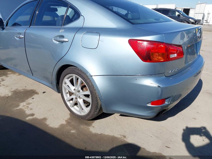 2007 Lexus Is 250 VIN: JTHBK262375025848 Lot: 43875502