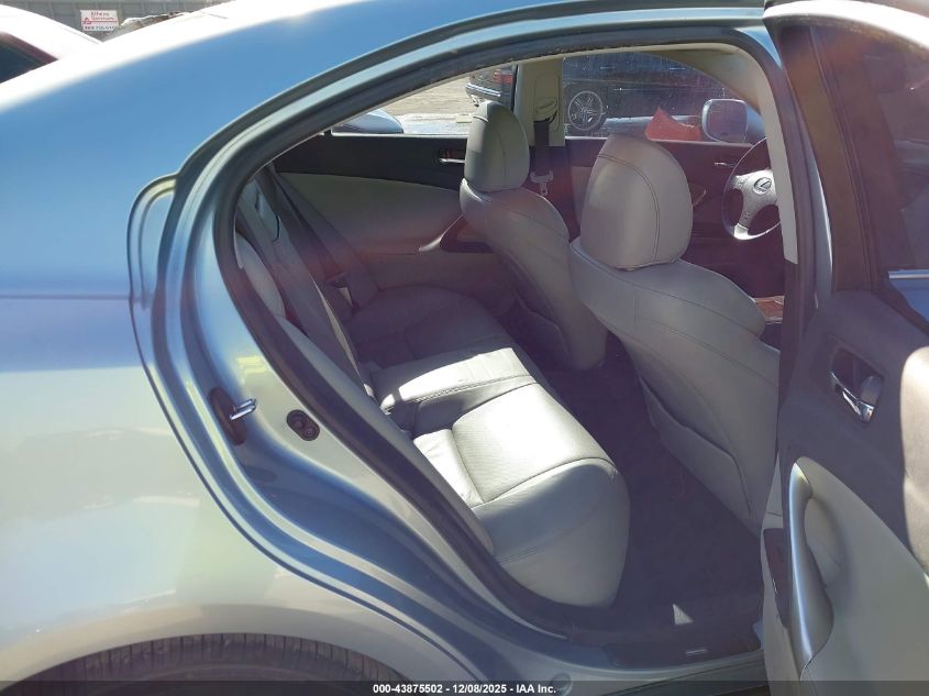 2007 Lexus Is 250 VIN: JTHBK262375025848 Lot: 43875502