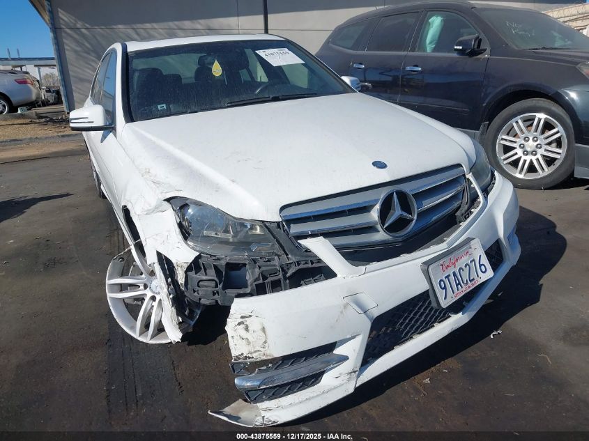 2013 Mercedes-Benz C 250 Sport VIN: WDDGF4HB5DR276658 Lot: 43875559