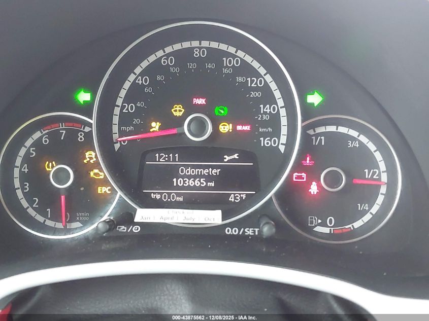 2016 Volkswagen Beetle 1.8T Se VIN: 3VW507AT9GM809167 Lot: 43875562