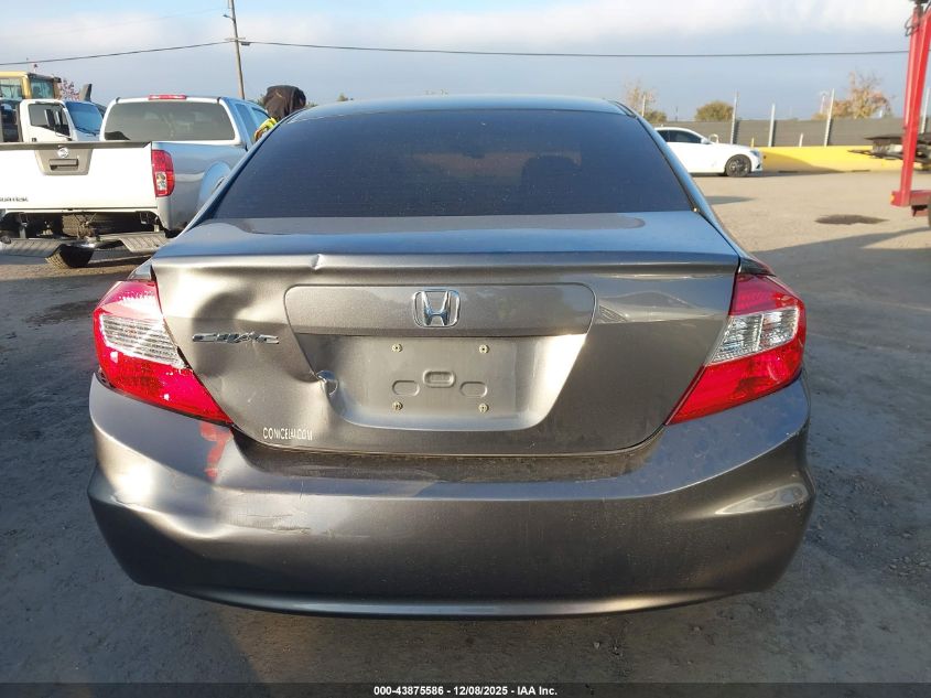 2012 Honda Civic Ex VIN: 2HGFB2F85CH316363 Lot: 43875586