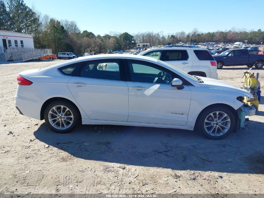2019 Ford Fusion Hybrid Se VIN: 3FA6P0LU1KR208000 Lot: 43875608