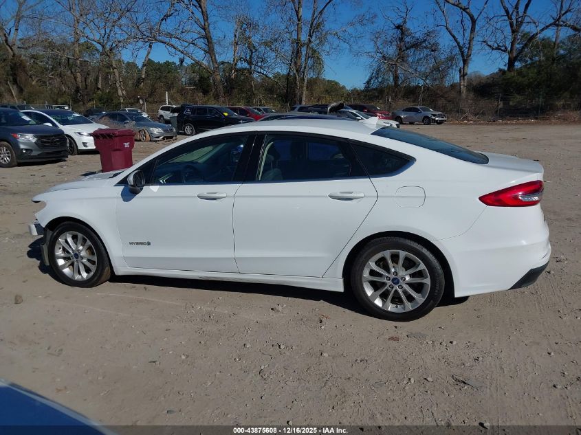 2019 Ford Fusion Hybrid Se VIN: 3FA6P0LU1KR208000 Lot: 43875608