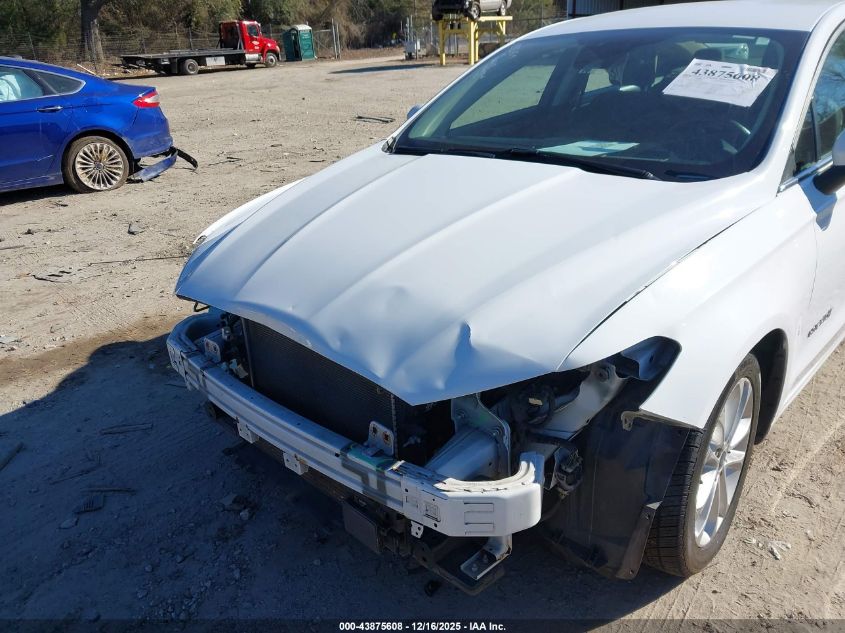 2019 Ford Fusion Hybrid Se VIN: 3FA6P0LU1KR208000 Lot: 43875608