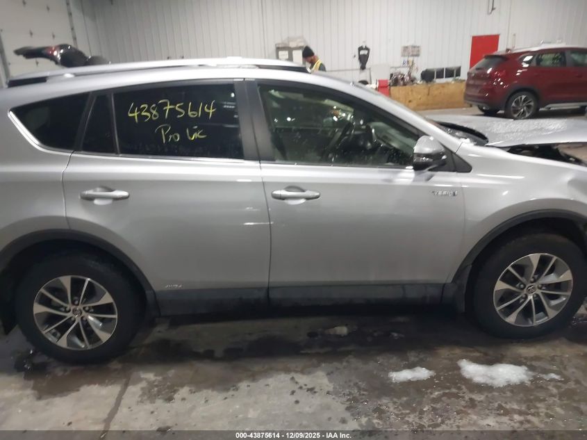 2018 Toyota Rav4 Hybrid Xle VIN: JTMRJREV7JD249208 Lot: 43875614