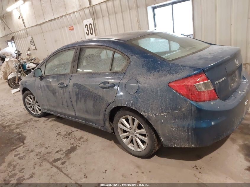 2012 Honda Civic Ex VIN: 2HGFB2F88CH579382 Lot: 43875615