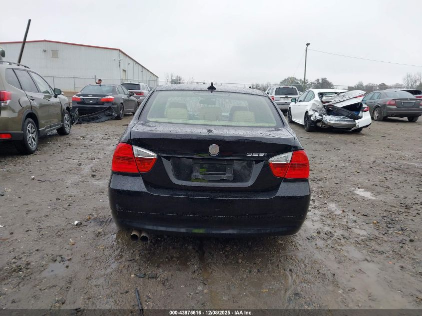 2006 BMW 325I VIN: WBAVB13516PT07333 Lot: 43875616