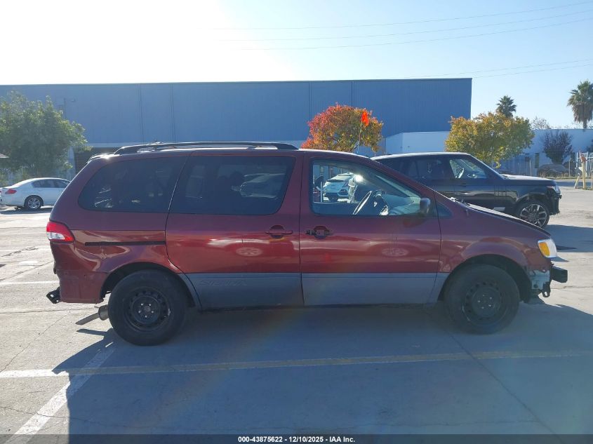 2002 Toyota Sienna Le VIN: 4T3ZF13C32U453464 Lot: 43875622