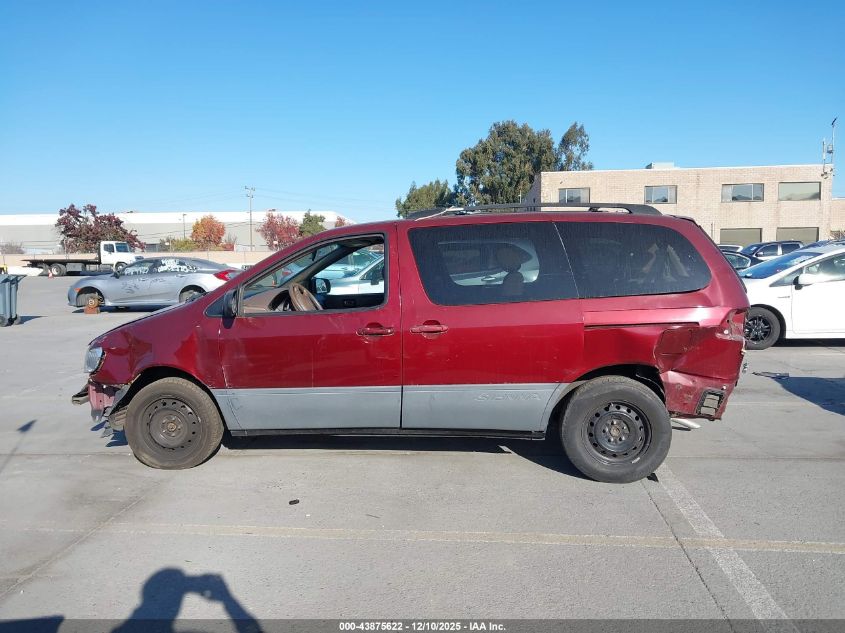 2002 Toyota Sienna Le VIN: 4T3ZF13C32U453464 Lot: 43875622