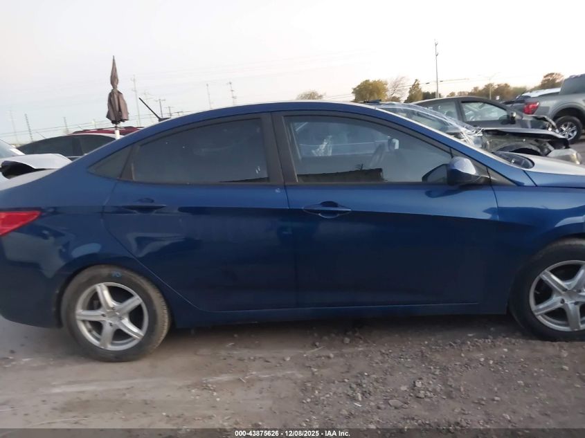 2015 Hyundai Accent Gls VIN: KMHCT4AE4FU879182 Lot: 43875626
