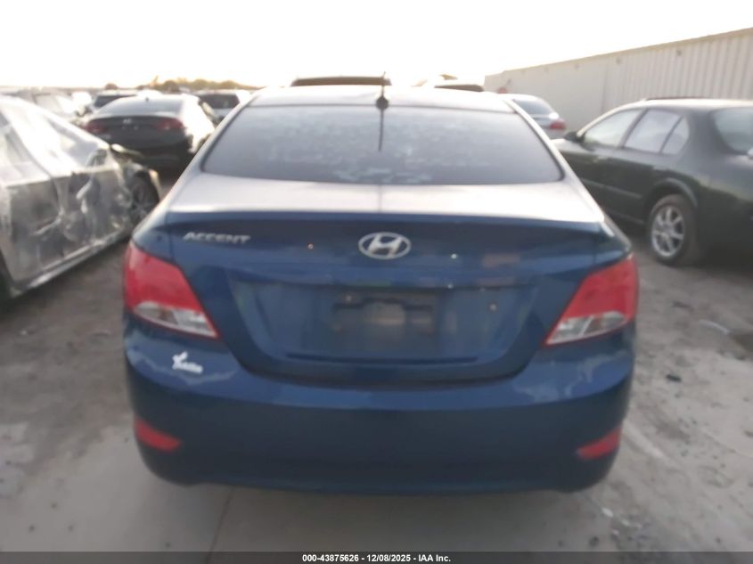 2015 Hyundai Accent Gls VIN: KMHCT4AE4FU879182 Lot: 43875626