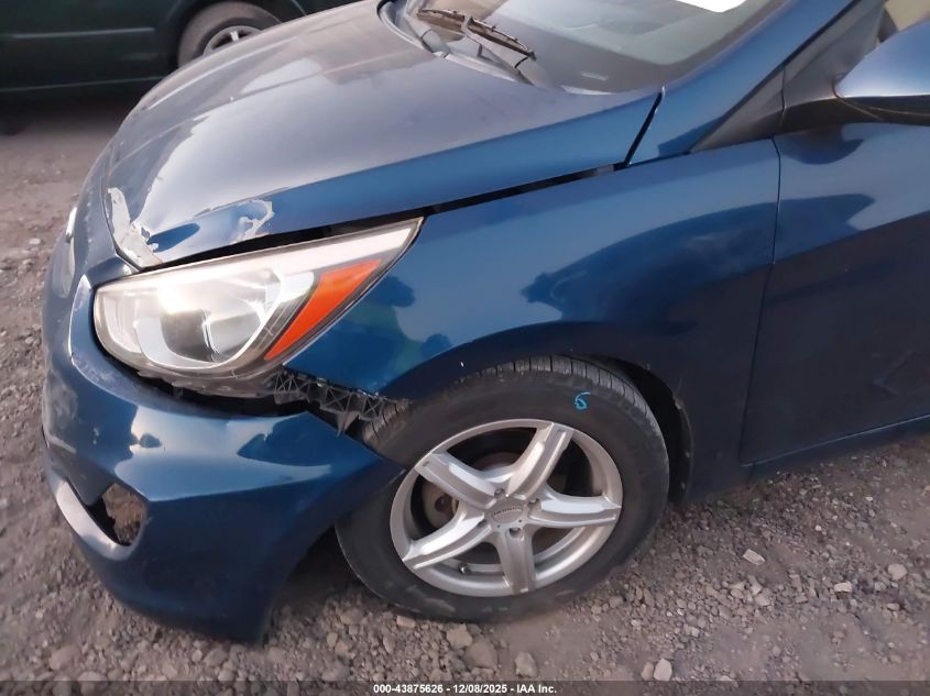 2015 Hyundai Accent Gls VIN: KMHCT4AE4FU879182 Lot: 43875626