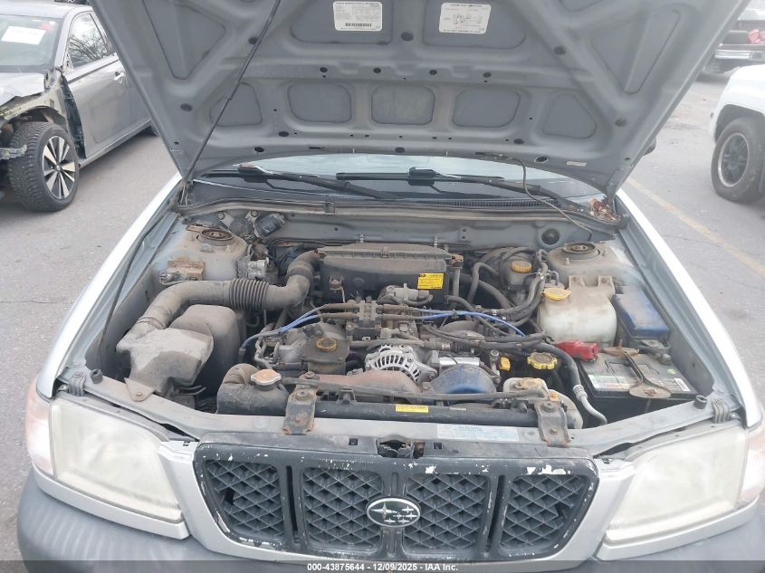 2002 Subaru Forester L VIN: JF1SF63522G712446 Lot: 43875644