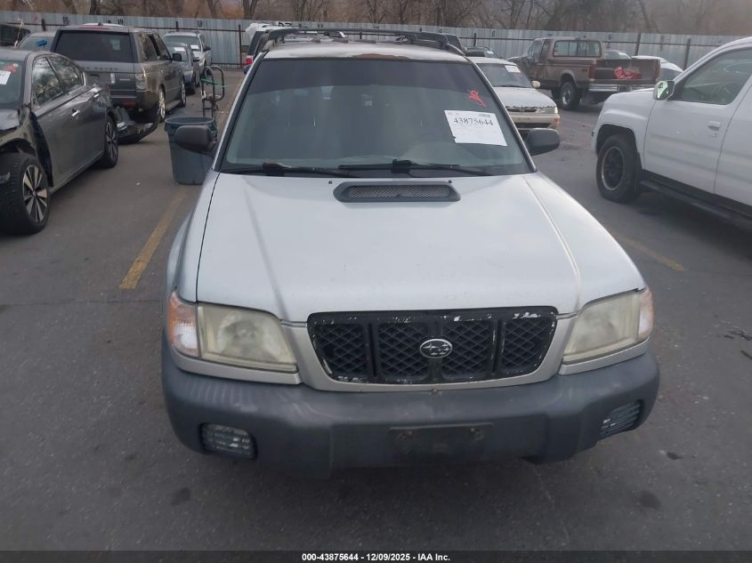2002 Subaru Forester L VIN: JF1SF63522G712446 Lot: 43875644