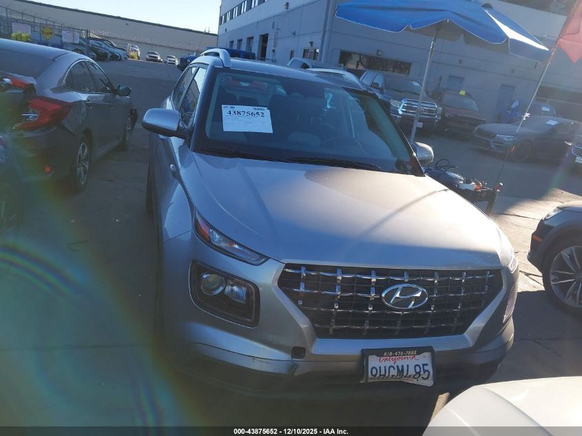 2023 Hyundai Venue Sel VIN: KMHRC8A35PU261578 Lot: 43875652