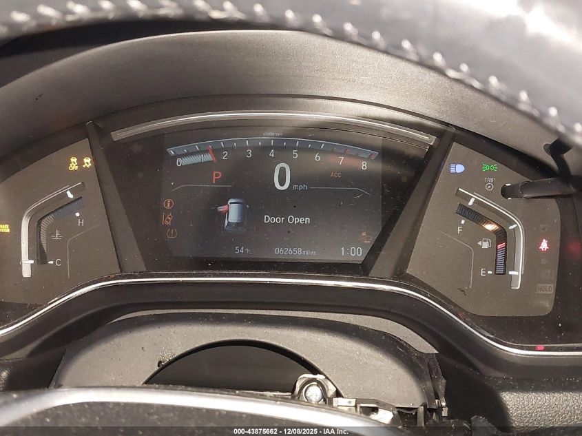 2019 Honda Cr-V Ex-L VIN: JHLRW2H85KX022696 Lot: 43875662