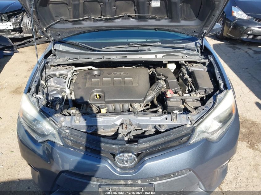 2014 Toyota Corolla Le Plus VIN: 5YFBURHE8EP124418 Lot: 43875668