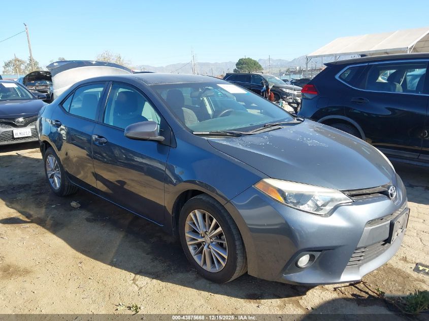 2014 Toyota Corolla Le Plus VIN: 5YFBURHE8EP124418 Lot: 43875668