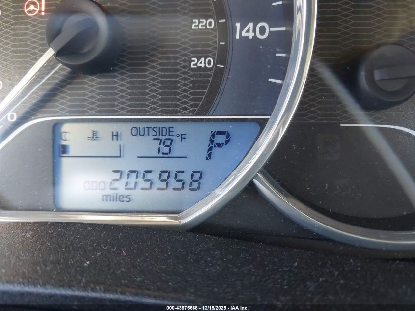 2014 Toyota Corolla Le Plus VIN: 5YFBURHE8EP124418 Lot: 43875668