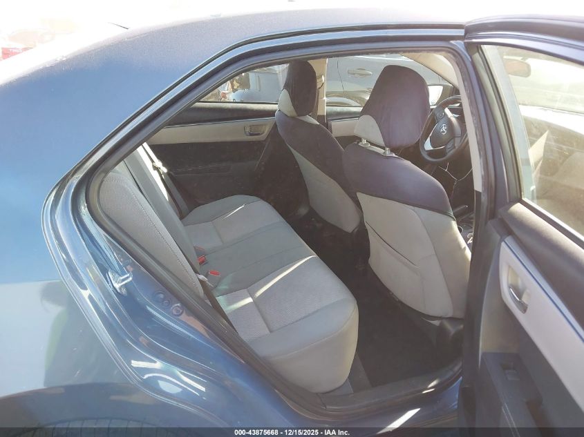 2014 Toyota Corolla Le Plus VIN: 5YFBURHE8EP124418 Lot: 43875668