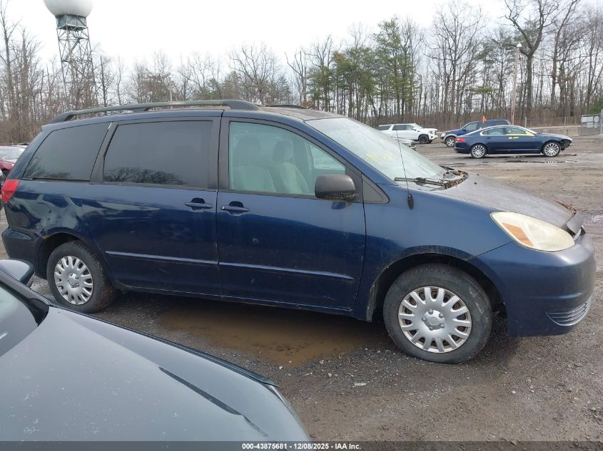 2004 Toyota Sienna Ce/Le VIN: 5TDZA23C94S038657 Lot: 43875681