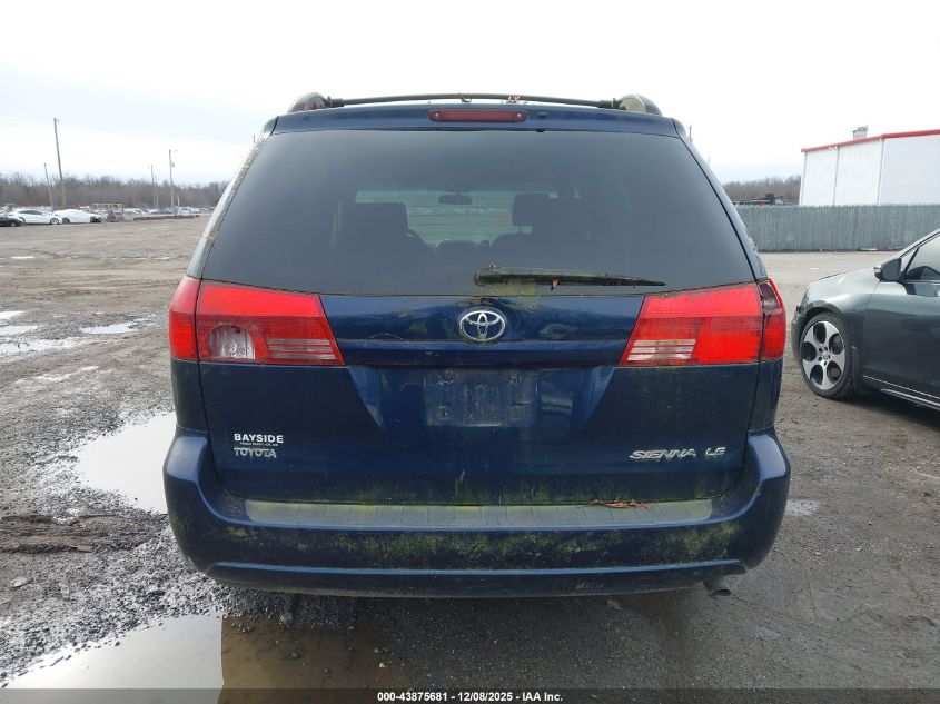 2004 Toyota Sienna Ce/Le VIN: 5TDZA23C94S038657 Lot: 43875681
