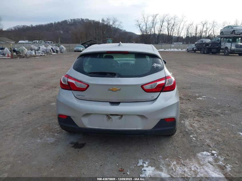 2017 Chevrolet Cruze Lt Auto VIN: 3G1BE6SMXHS604455 Lot: 43875689
