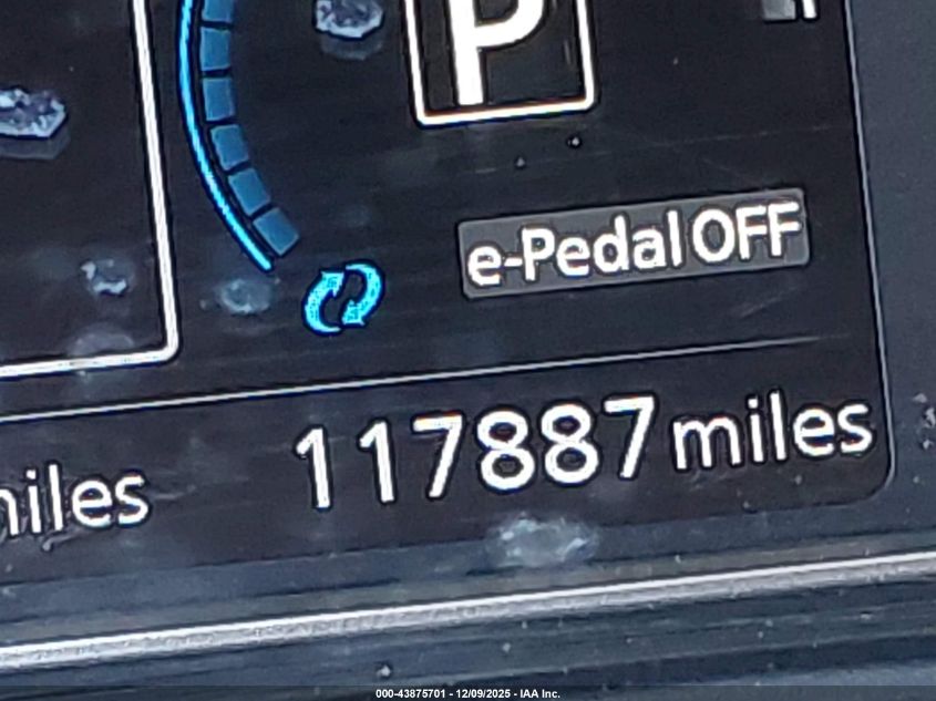 2020 Nissan Leaf S Plus 62 Kwh VIN: 1N4BZ1BP3LC308514 Lot: 43875701