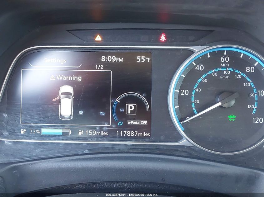 2020 Nissan Leaf S Plus 62 Kwh VIN: 1N4BZ1BP3LC308514 Lot: 43875701