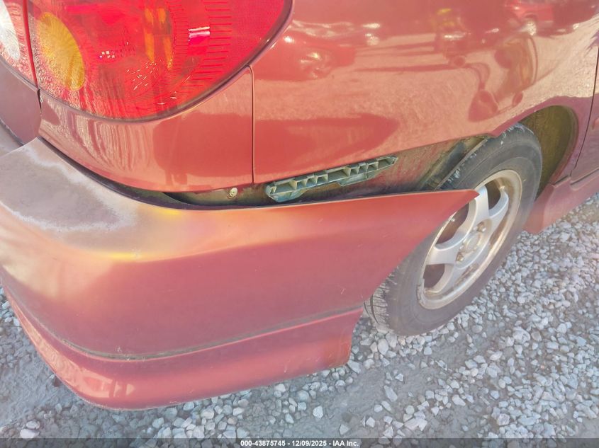 2003 Toyota Corolla S VIN: 1NXBR32E43Z056752 Lot: 43875745