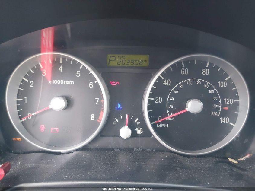 2008 Hyundai Accent Gs VIN: KMHCM36C88U055753 Lot: 43875760