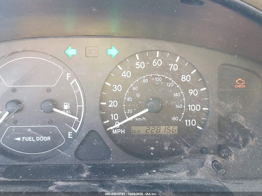 2000 Toyota Corolla Ve VIN: 1NXBR12E5YZ302851 Lot: 43875763