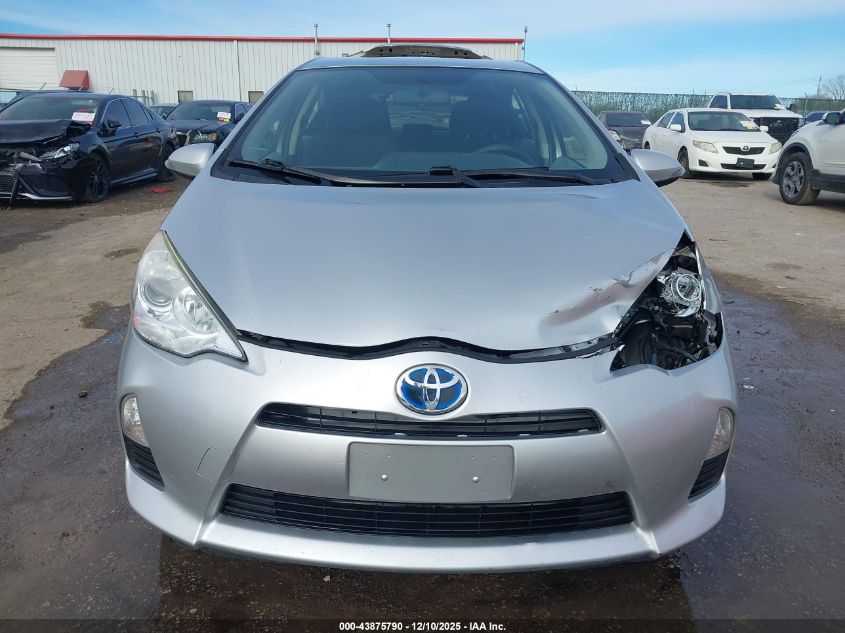 2013 Toyota Prius C Two VIN: JTDKDTB35D1542166 Lot: 43875790