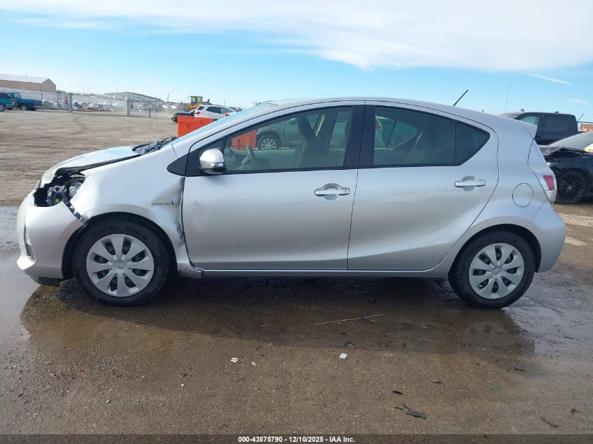 2013 Toyota Prius C Two VIN: JTDKDTB35D1542166 Lot: 43875790