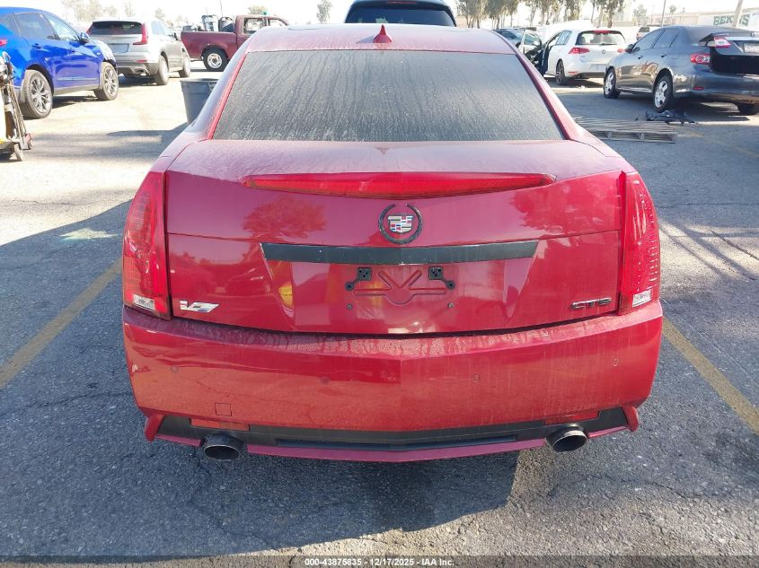 2009 Cadillac Cts-V VIN: 1G6DN57P890161618 Lot: 43875835