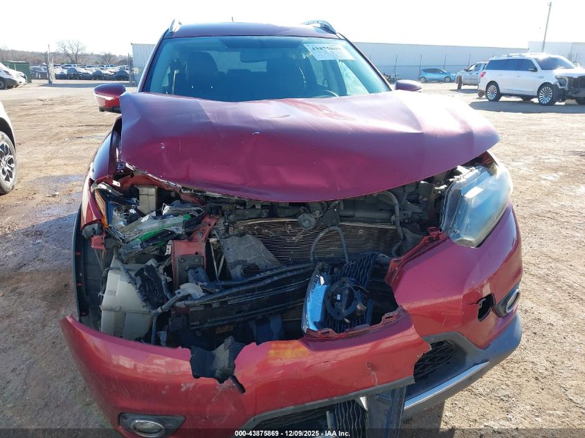 2014 Nissan Rogue Sv VIN: 5N1AT2MV1EC750327 Lot: 43875869